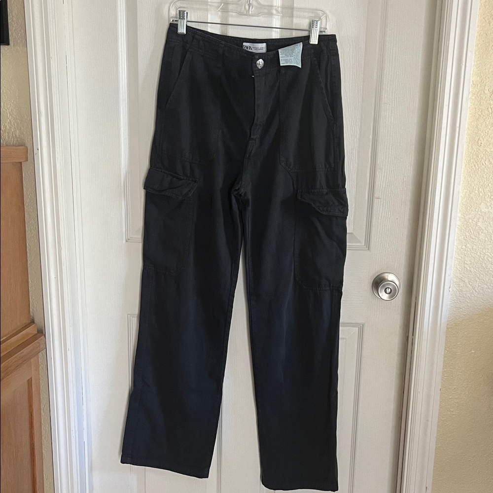 Zara Black Cargo Pants